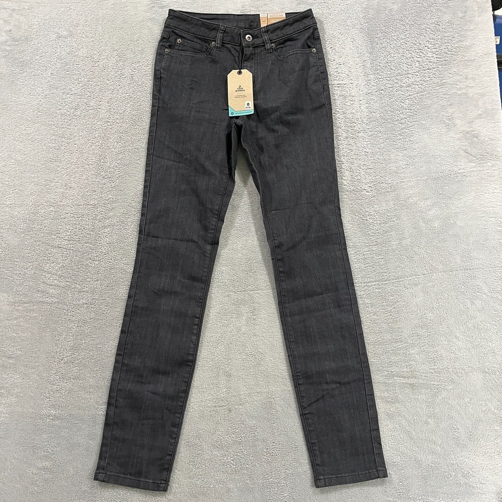 Prana Kayla High Rise Jeans Women's 2/26 Short Denim Organic Cotton 32 Inseam